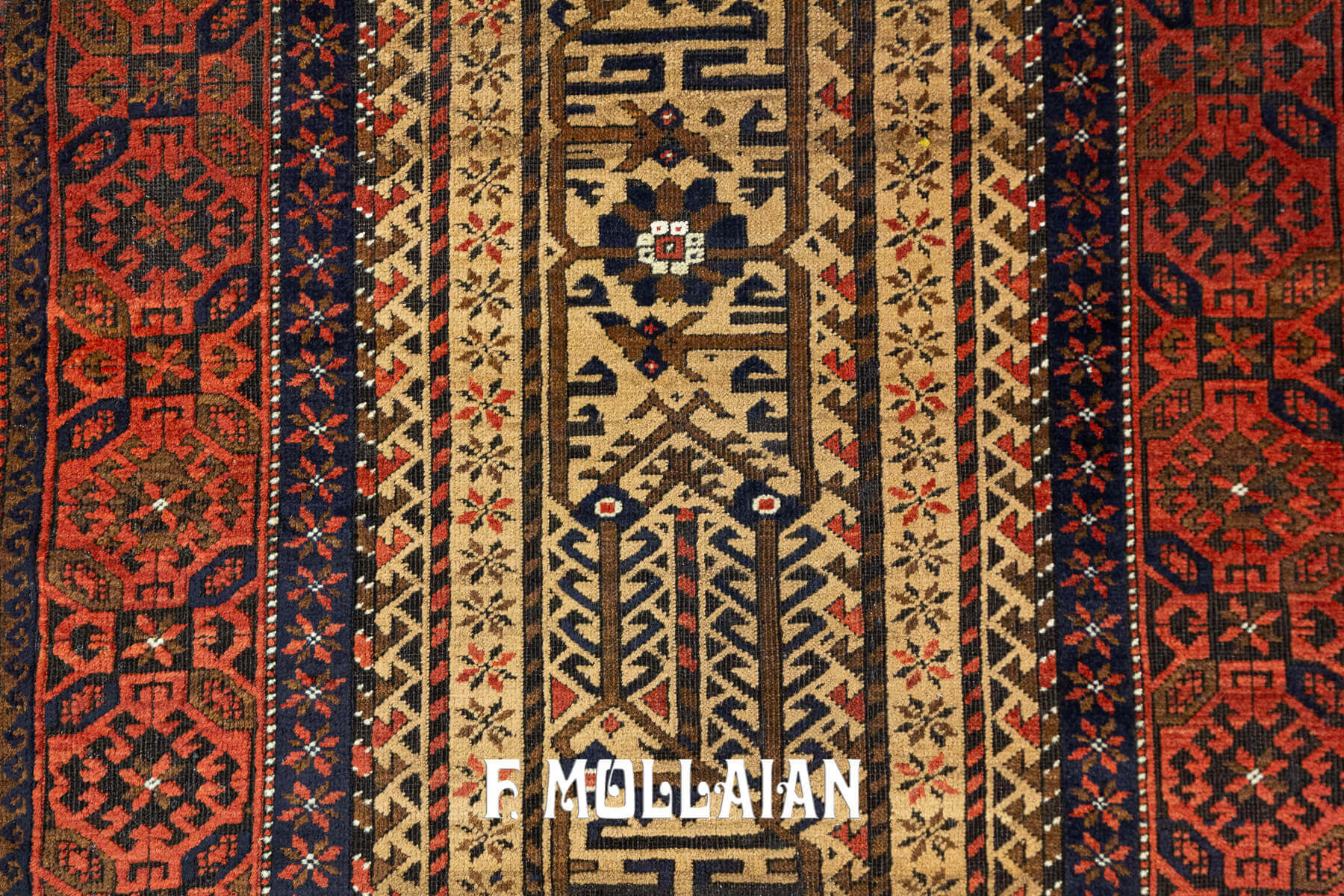 Antique Persian Baluch Hand-Knotted Rug n°:62034635